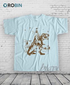Jesus Riding Dinosaur Shirt