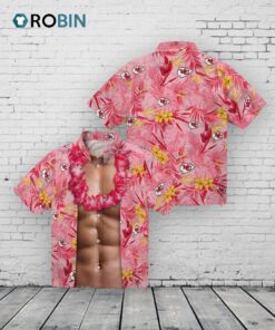 Kansas City Chiefs Chest Illusion Hawaiian Shirt