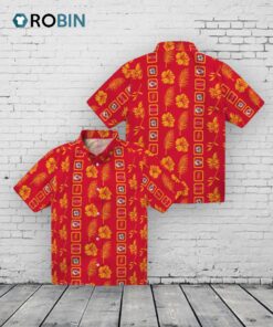 Kansas City Chiefs Framed Floral Hawaiian Shirt
