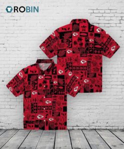 Kansas City Chiefs Tropical Patchwork Hawaiian Shirt