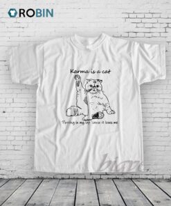 Karma is a Cat Purring in My Lap Shirt
