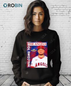 Los Angeles Angels Welcome To The Angels Signed One Year Contracts With Inf Yoan Moncada Shirt