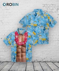 Los Angeles Chargers Chest Illusion Hawaiian Shirt