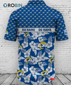 Los Angeles Rams NFL Palm Leaves Hawaiian Shirt