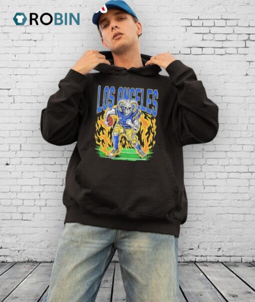 Los Angeles Rams Skeleton Mascot Shirt