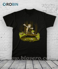 Luke and Yoda Calvin and Hobbes Shirt
