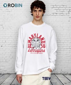 Maryland Terrapins Comfort Colors Mascot Overlay Shirt Maryland Terrapins Comfort Colors Mascot Overlay Shirt