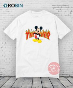 Mickey Mouse X Thrasher Parody Shirt