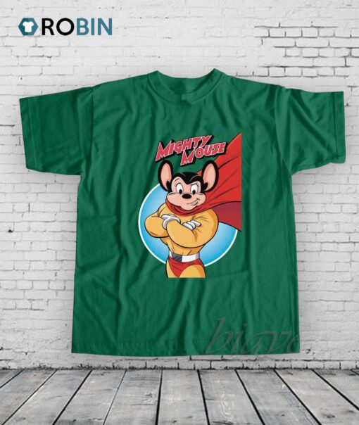 Mighty Mouse Character Shirt