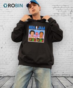 Nba Jam Pistons Cunningham And Ivey Shirt