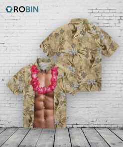 New Orleans Saints Chest Illusion Hawaiian Shirt