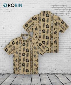 New Orleans Saints Framed Floral Hawaiian Shirt