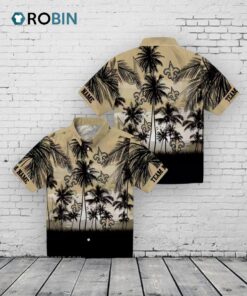New Orleans Saints Sunset Scene Hawaiian Shirt