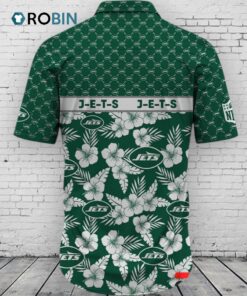 New York Jets NFL Palm Leaves Hawaiian Shirt