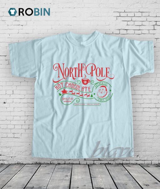 North Pole Hot Chocolate Christmas Shirt