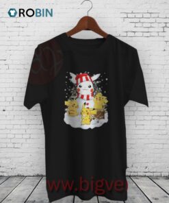 Pikachu Snowman Christmas Shirt