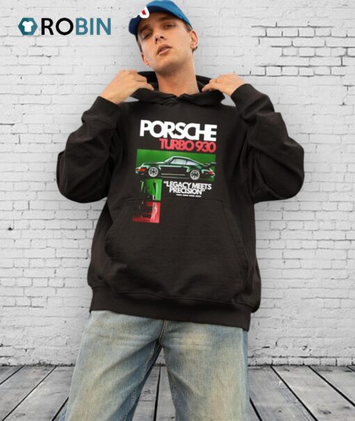 Porsche Turbo 930 Legacy Meets Precision Car Shirt