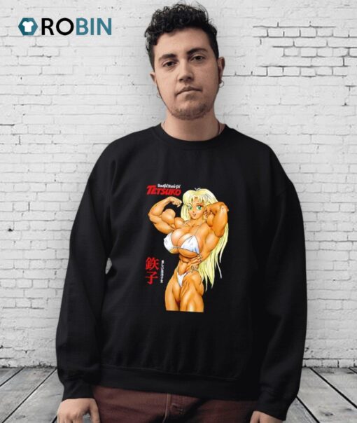 Really Muscle Girl Tetsuko Shirt