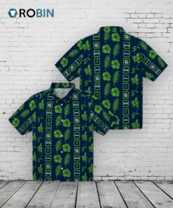 Seattle Seahawks Framed Floral Hawaiian Shirt