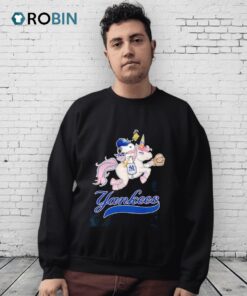 Snoopy And Woodstock Riding Unicorn New York Yankees Shirt