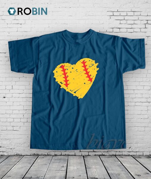 Softball Heart Shirt