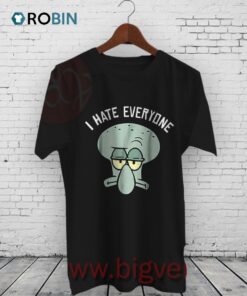Squidward I Hate Everyone Shirt