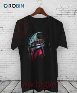 Star Wars The Mandalorian Helmet Scene Fill Shirt