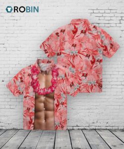 Tampa Bay Buccaneers Chest Illusion Hawaiian Shirt