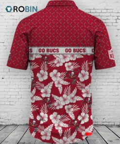 Tampa Bay Buccaneers NFL Palm Leaves Hawaiian Shirt