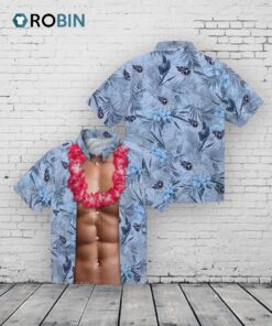 Tennessee Titans Chest Illusion Hawaiian Shirt