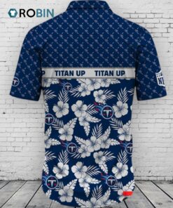 Tennessee Titans NFL Palm Leaves Hawaiian Shirt