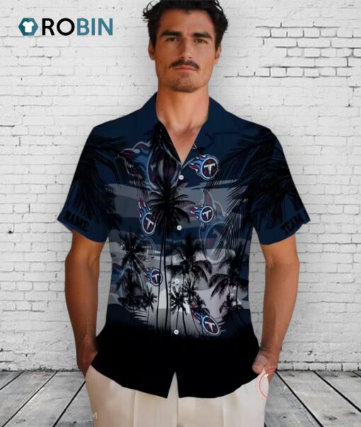 Tennessee Titans Sunset Scene Hawaiian Shirt