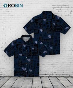 Tennessee Titans Tropical Patchwork Hawaiian Shirt