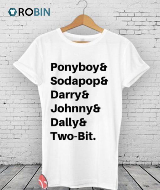 The Outsiders Characters Shirt