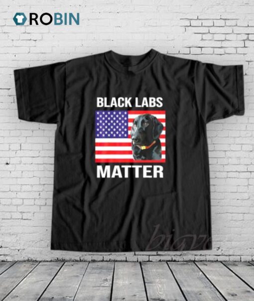 Veterans Day Black Labs Lives Matter Shirt