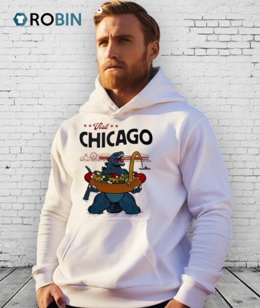 Visit Chicago Godzilla Shirt