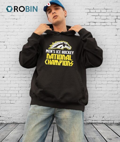Western Michigan Broncos Ncaa Division I Men’s Ice Hockey Champions Shirt