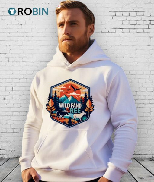 Wilderness Adventure Emblem Sunset Shirt