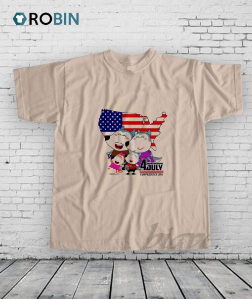Wolfoo Family Independence Day Shirt