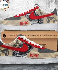 ACDC Thunderstruck Air Force 1 – Custom Rock Band Sneakers