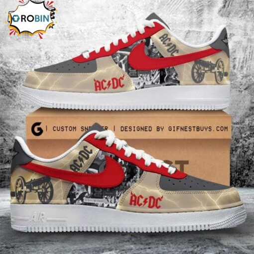 ACDC Thunderstruck Air Force 1 – Custom Rock Band Sneakers