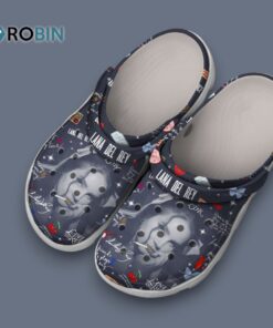 Aesthetic Beautiful Lana Del Rey Dark Mode Music Crocs for Men, Women, Kid