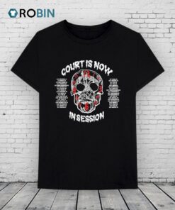 Alice Cooper Court Is Now In Session Tour 2025 Dates Skull Shirt