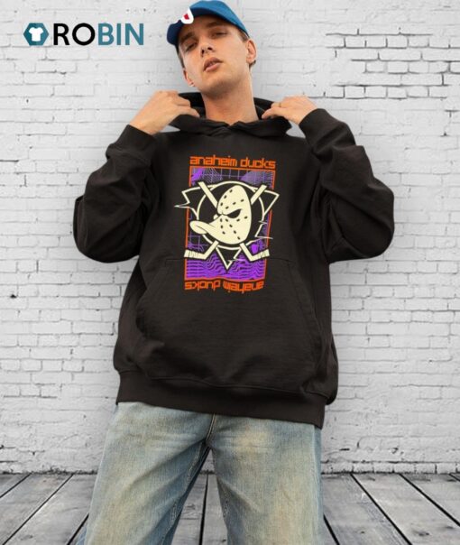 Anaheim Ducks Reverse Letters Shirt