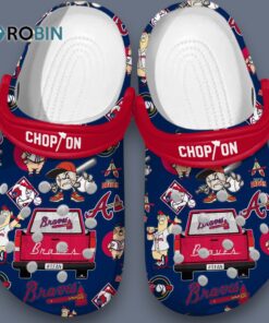 Atlanta Braves MLB Baseball Team Sport 3D Printed Crocs