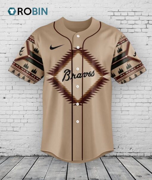 Atlanta Braves Native American Heritage Baseball Jersey Shirt Style