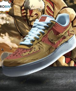 Attack On Titan Armored Titan x Air Force Sneaker Boots Attack On Titan Armored Titan x Air Force Sneaker Boots