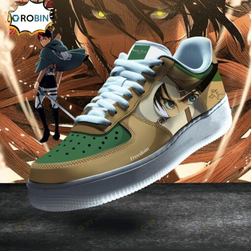 Attack On Titan Eren x Air Force Sneaker Boots
