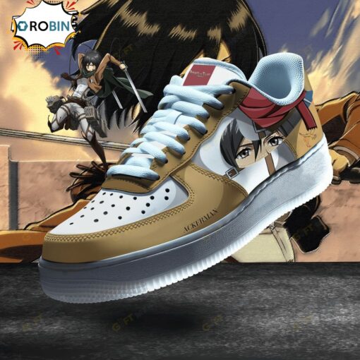 Attack On Titan Mikasa x Air Force Sneaker Boots