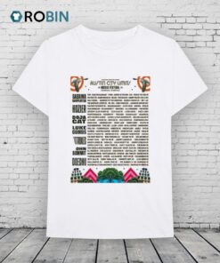 Austin City 2025 Music Festival October 3 5 10 12 At Texas Line Up Shirt